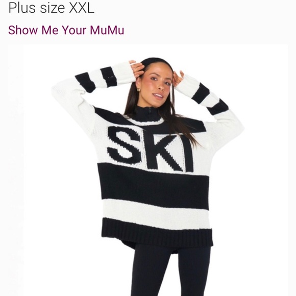 Show me your Mumu Apres SKI Sweater Plus size XXL - Picture 2 of 4